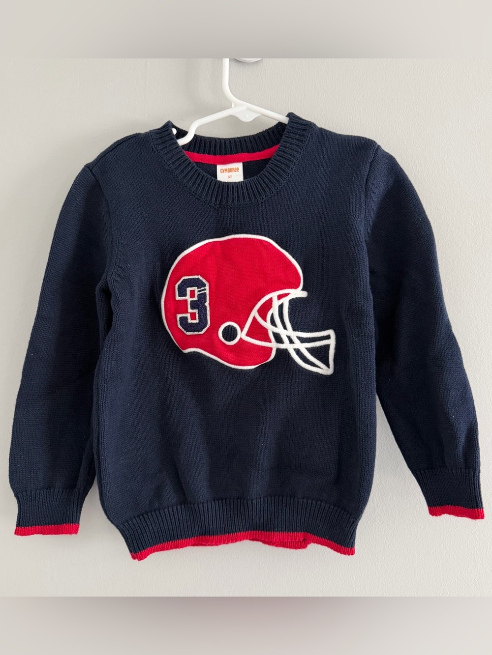 Gymboree Embroidered Football Sweater
